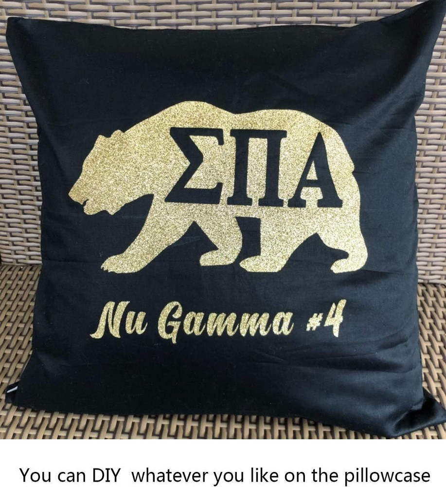 4-Pack 100% Cotton Comfortable Solid Decorative 26x26 inch/ 66x66cm, Black
