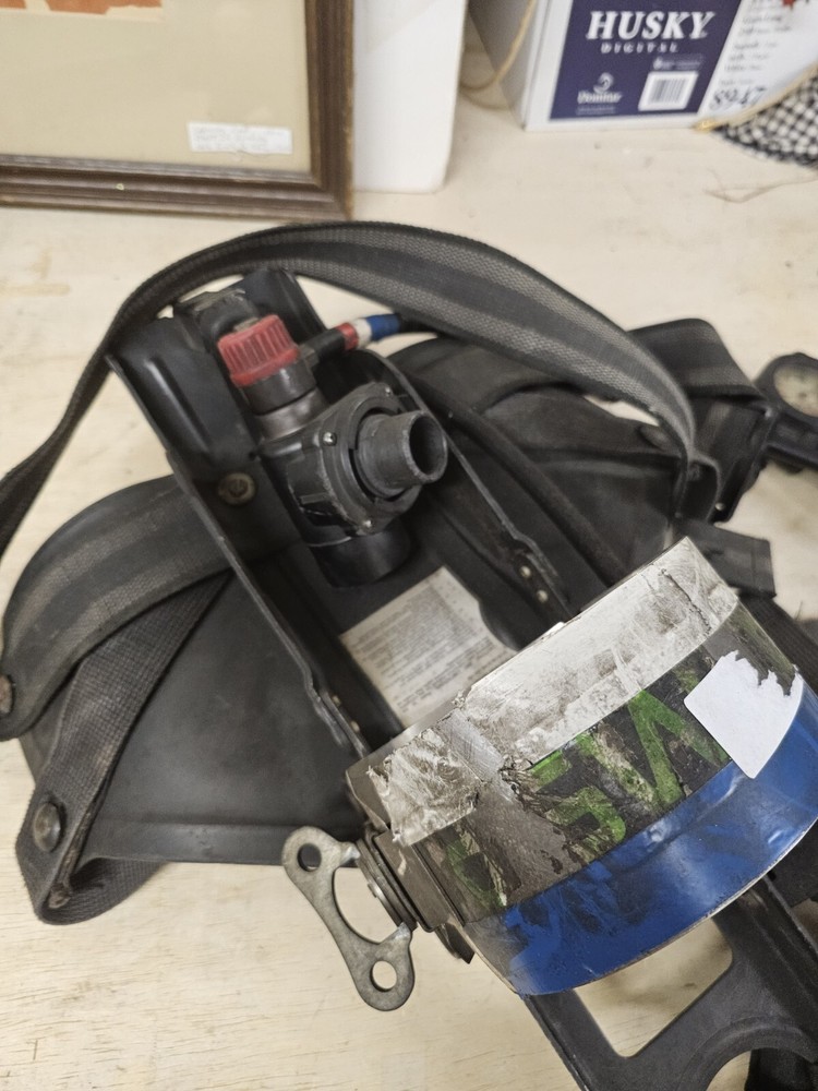 MSA Firemans Oxygen Breathing Backpack & Accessories