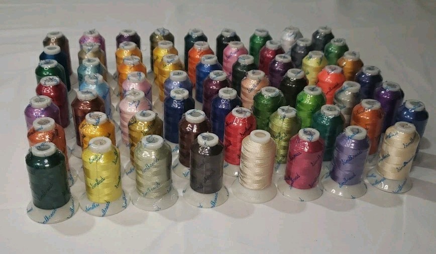 Polyester Embroidery Machine Thread Assorted Colors Mystery Lot