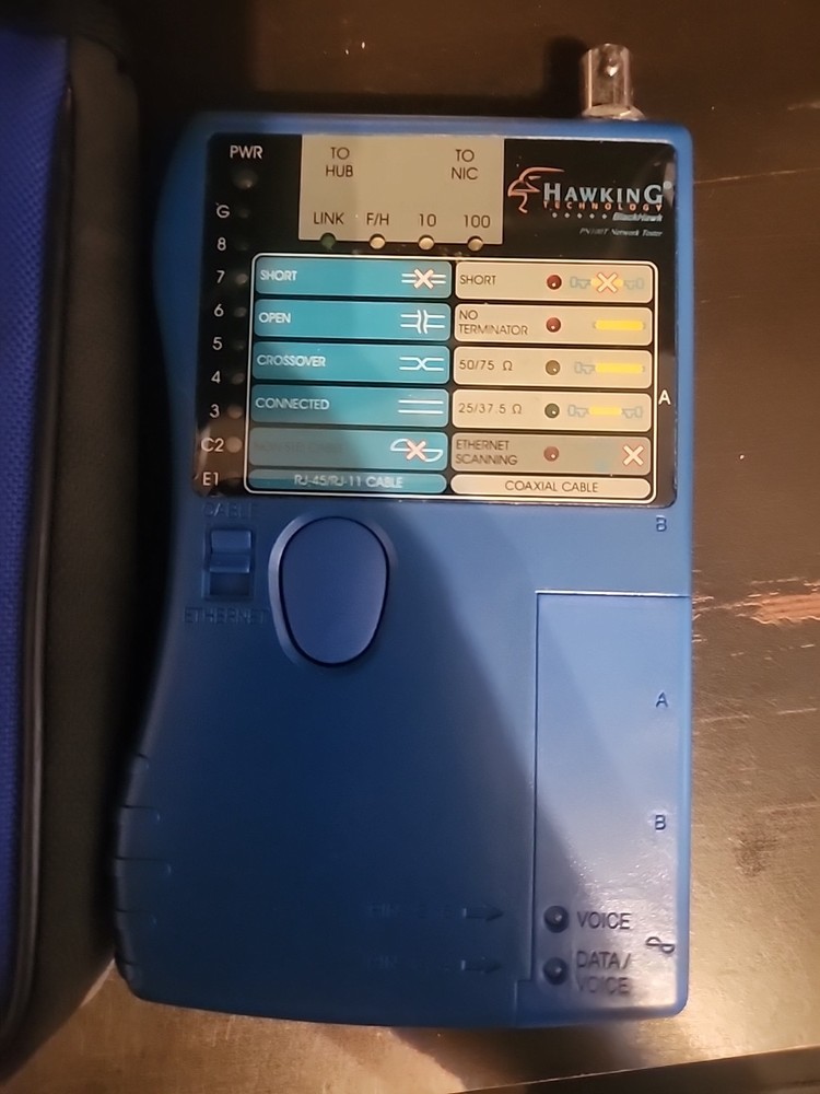 Hawking PN100T Professional Network Tester Ethernet Analyzer Blackhawk AS-IS