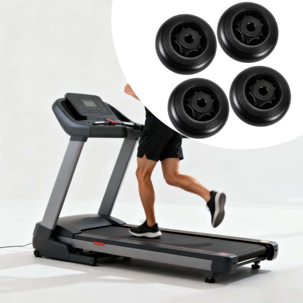 Low Noise Wheels Treadmill Wheels For Studio Workouts Wear-Resistant Material