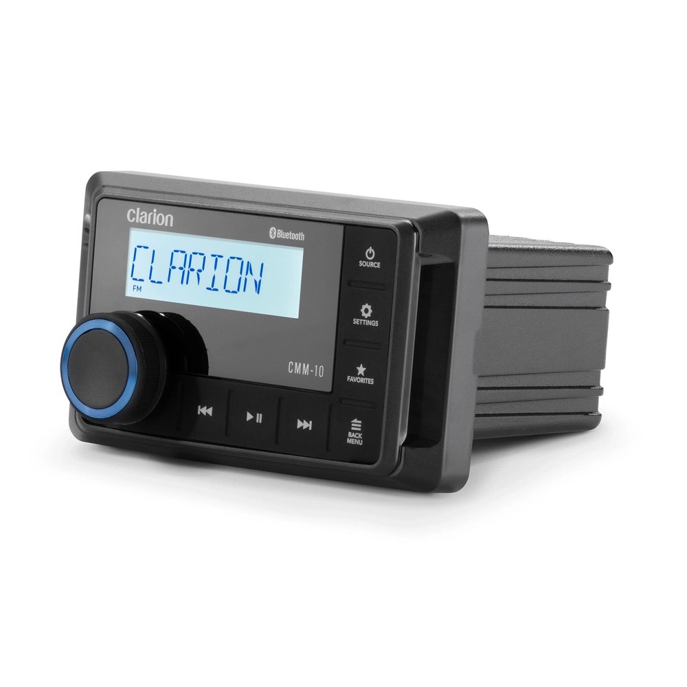 Clarion CMM-10 Marine Source Unit with LCD Display - Used, Open Box