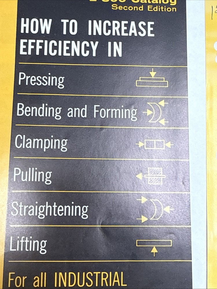 Vintage Blackhawk Tools Enerpac Catalog 🇺🇸 Excellent