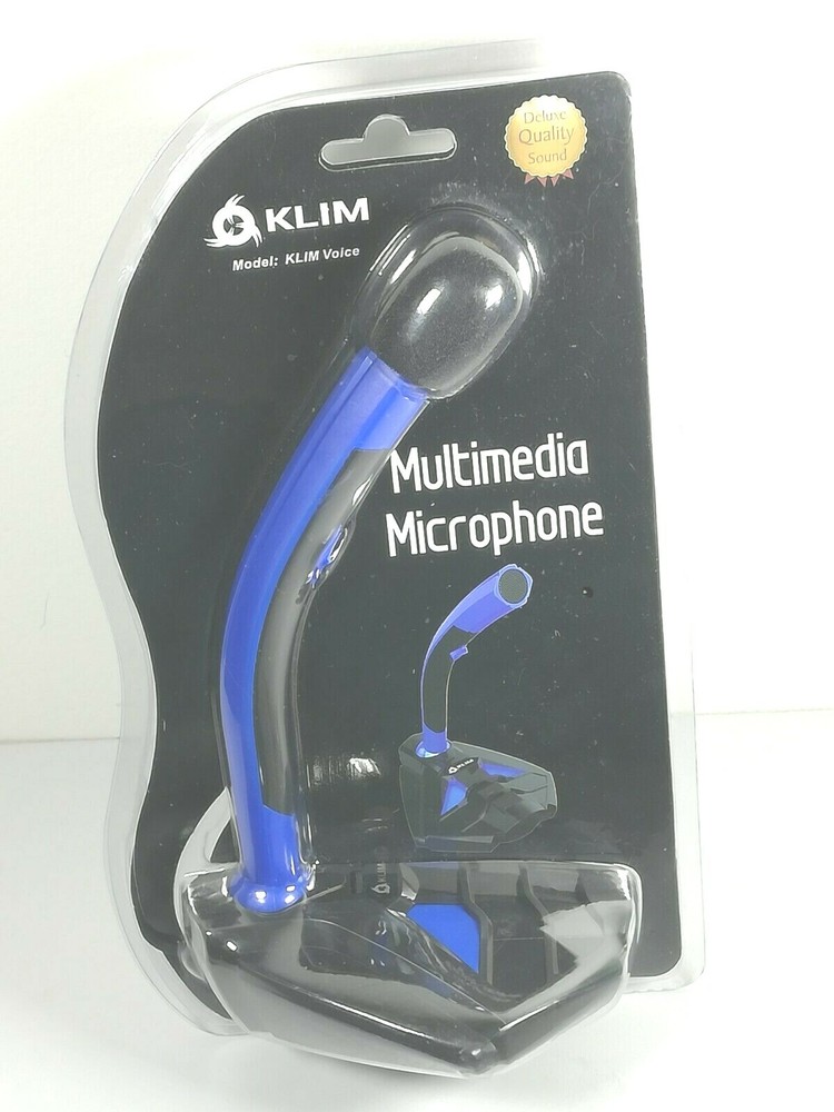 KLIM Voice Multimedia Microphone, Blue
