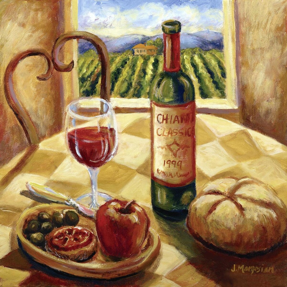 Ceramic Backsplash Tile Mural Kitchen Kitchen - Tuscan Luncheon II