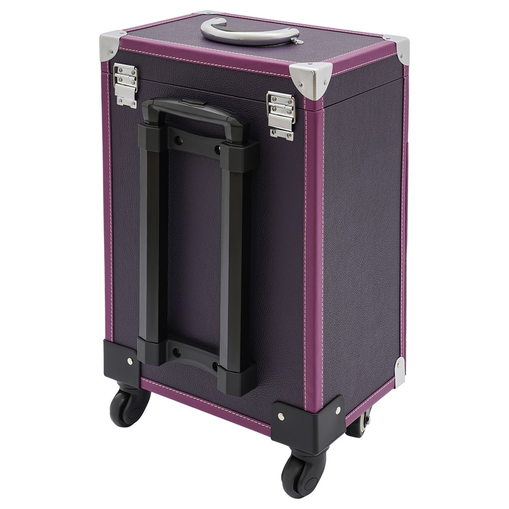 Large Rolling Cosmetic Case Makeup Trolley Rolling Makeup Case Waterproof