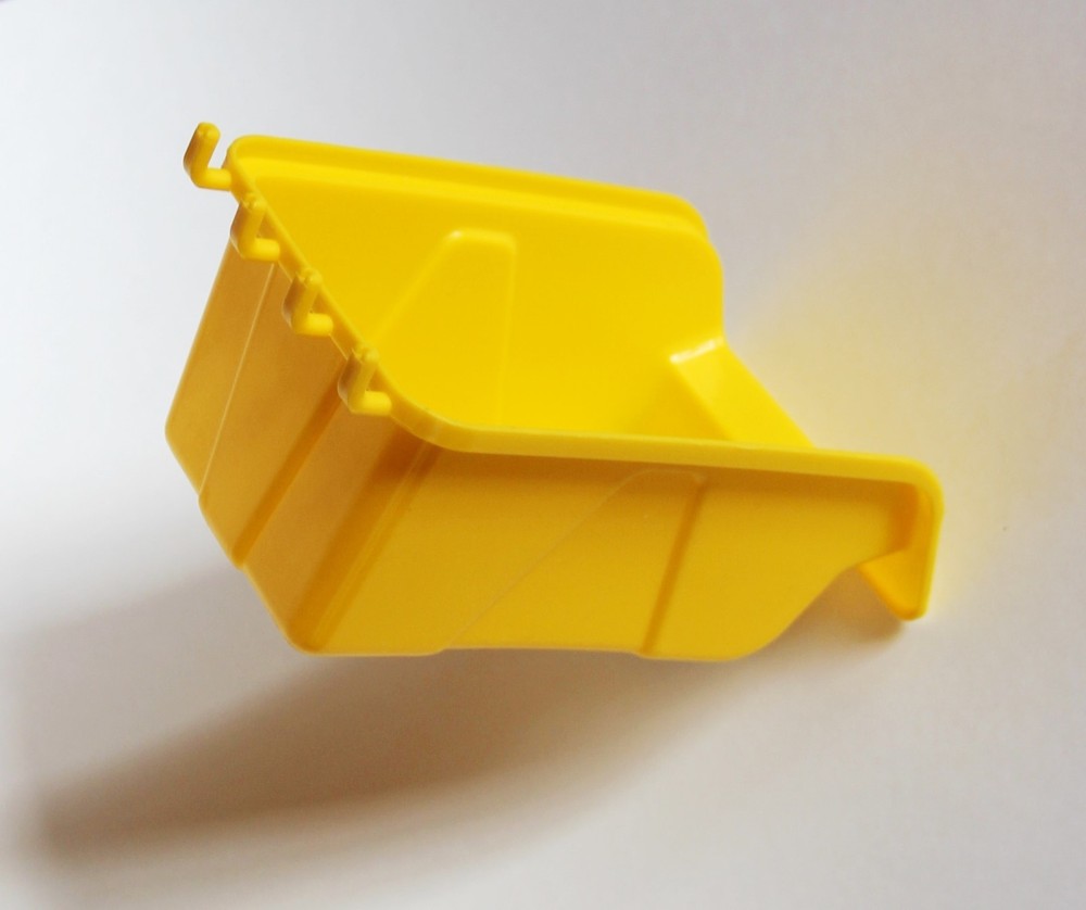 WallPeg Storage Pegboard Bins - Plastic Pegboard Peg Hook Organizer Bin Kit