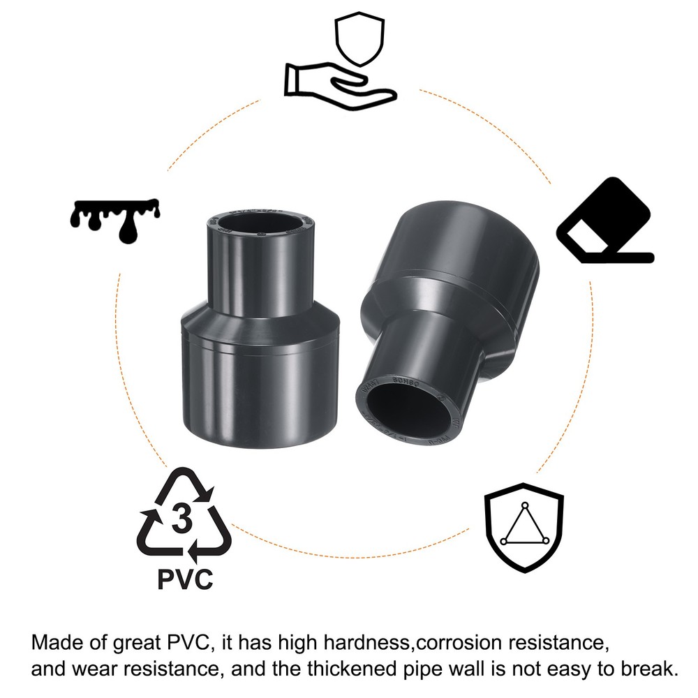 2pcs Reduce Coupling 1-1/4 x 3/4" Increaser/Reducer Coupling Pipe Fitting