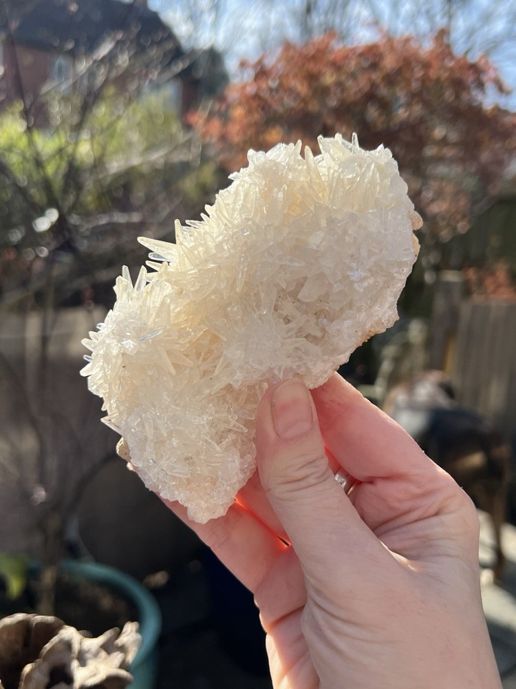 Calcite Spiky Cluster Crystal Patterns 250g 4