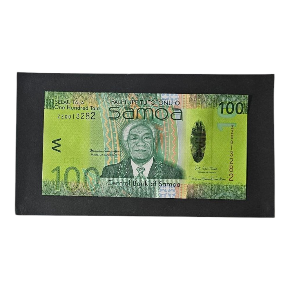 2008 SAMOA 100 TALA BANKNOTE, UNC, ZZ REPLACEMENT NOTE P-43r (Lot #1164)