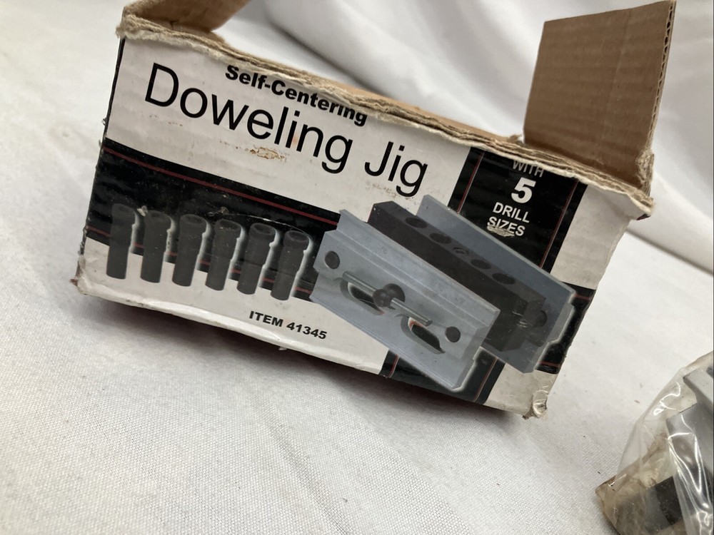 Self centering Dowling jig item 41345 5 bit sizes