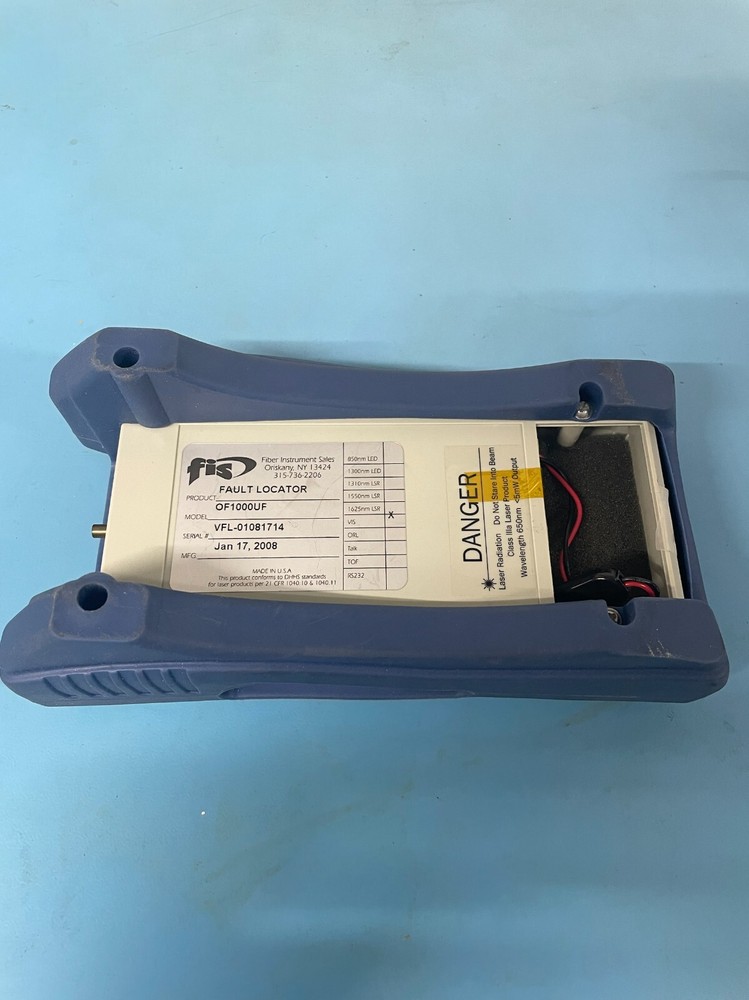 FIS OF1000UF VFL Visual Fault Locator/Optical Light Source *AS-IS*