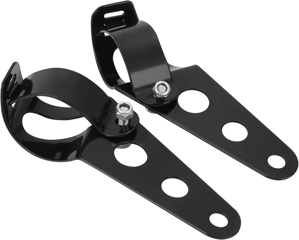Universal 35mm-43mm Motorcycle Headlight Mount Brackets Fork Ear for Chopper ...