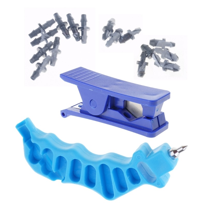 Efficient Drip Irrigation Hole Puncher And Cutter Pipe and Emitters Insertion