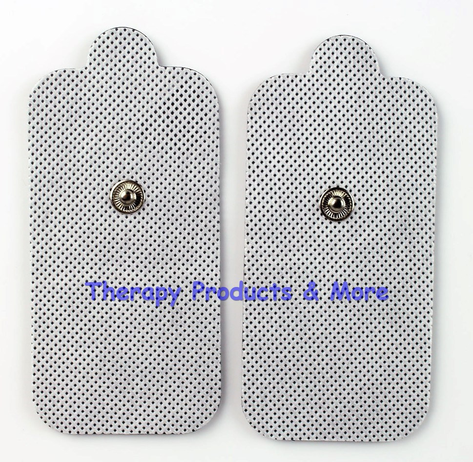 Rectangular Massage pads Electrodes(8) with Cables for ELIKING Digital Massagers