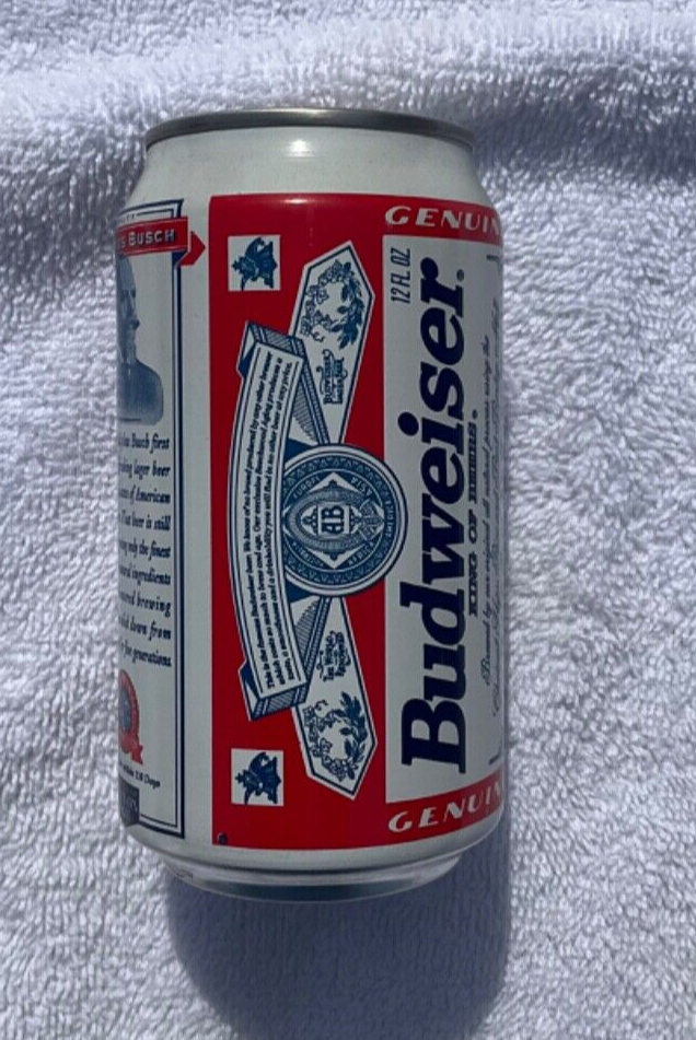 Budweiser 12 oz Error Beer Can