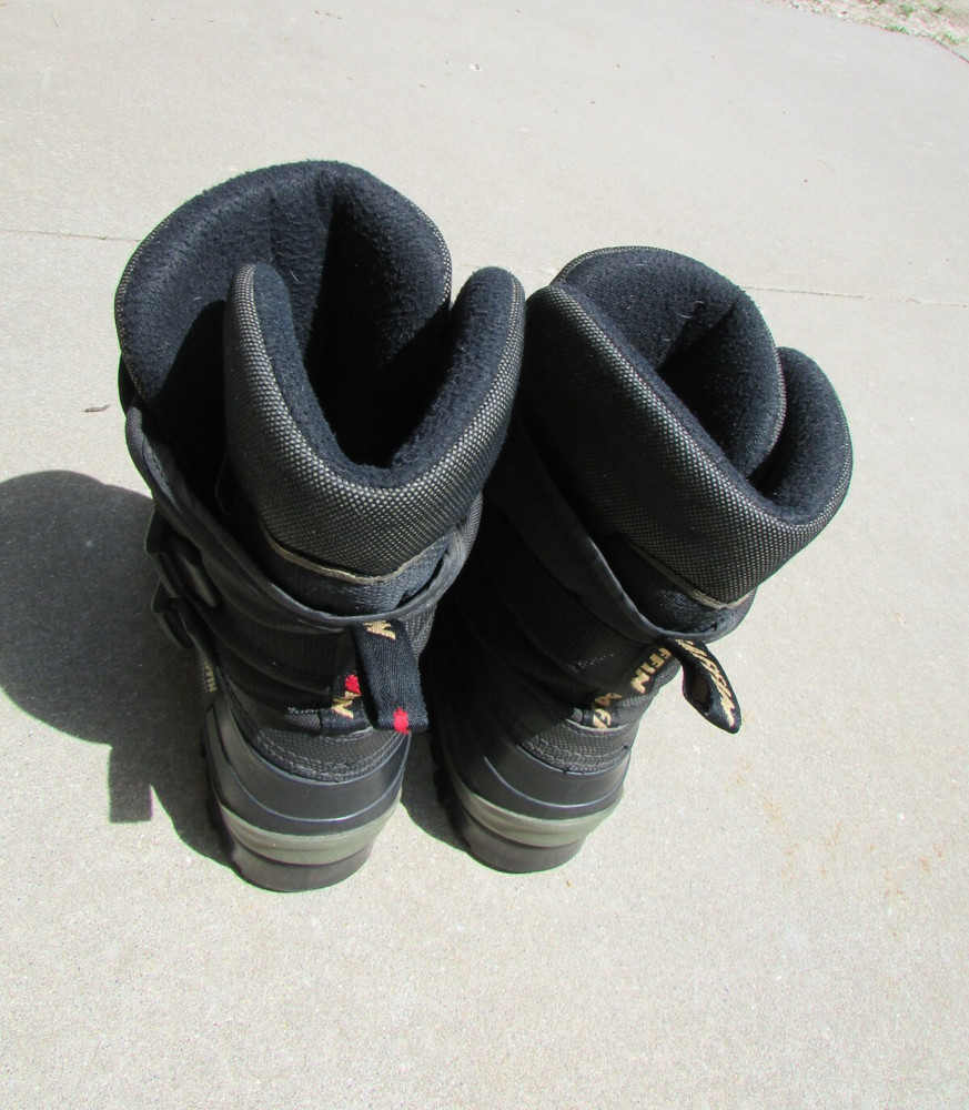 Baffin Technology Black Rubber Bottom Removable Liners Winter Boots Size W10/M8
