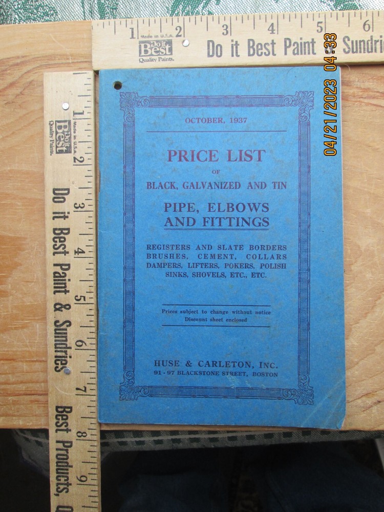 huse & carleton hardware catalog 1937