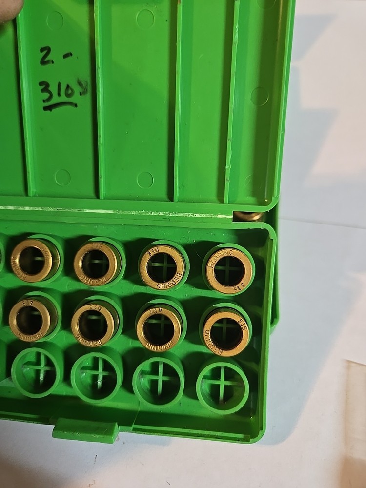 REDDING TITANIUM NITRIDE NECK SIZE BUSHING VARIOUS SIZES (SOLD INDIVIDUALLY)