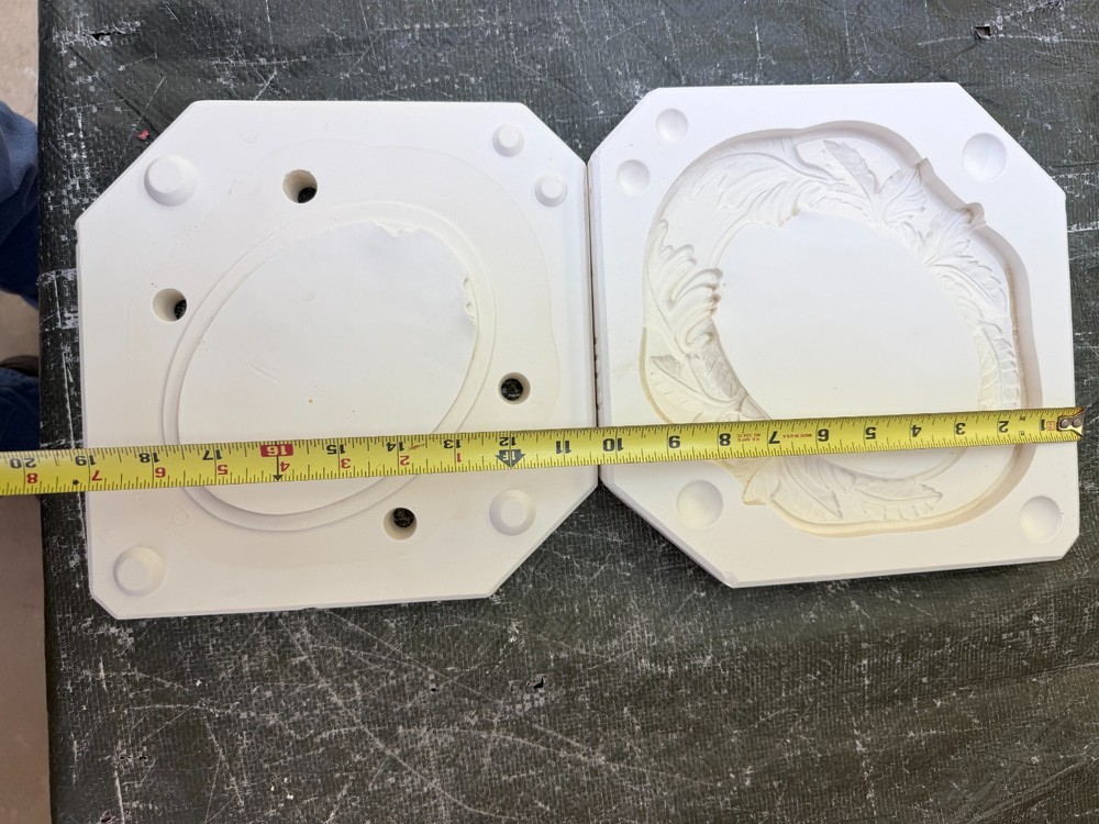 VINTAGE DUNCAN CERAMIC MOLD #DM-601 ANTIQUE FRAME