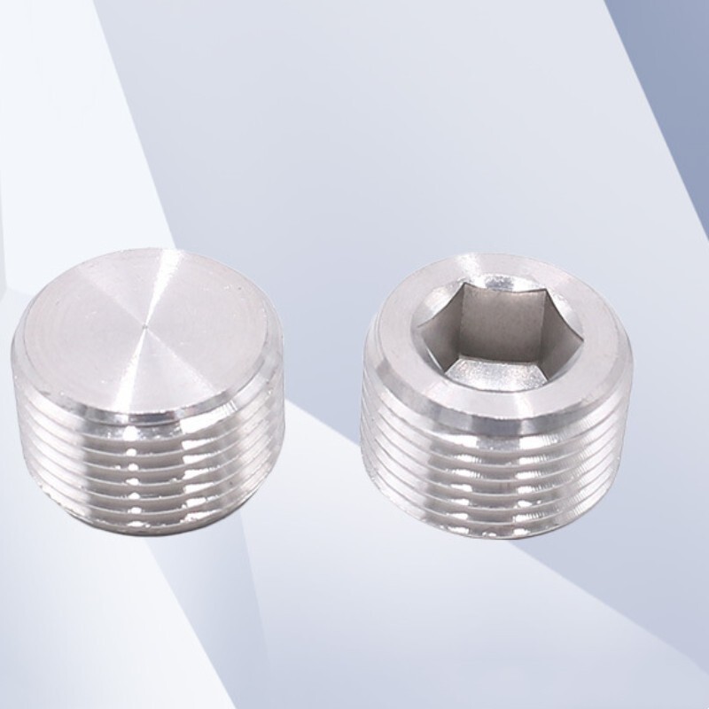 10Pcs Pipe Fitting - Hex Counter Sunk Plug M8 X 1 Male Socket Pipe Plugs