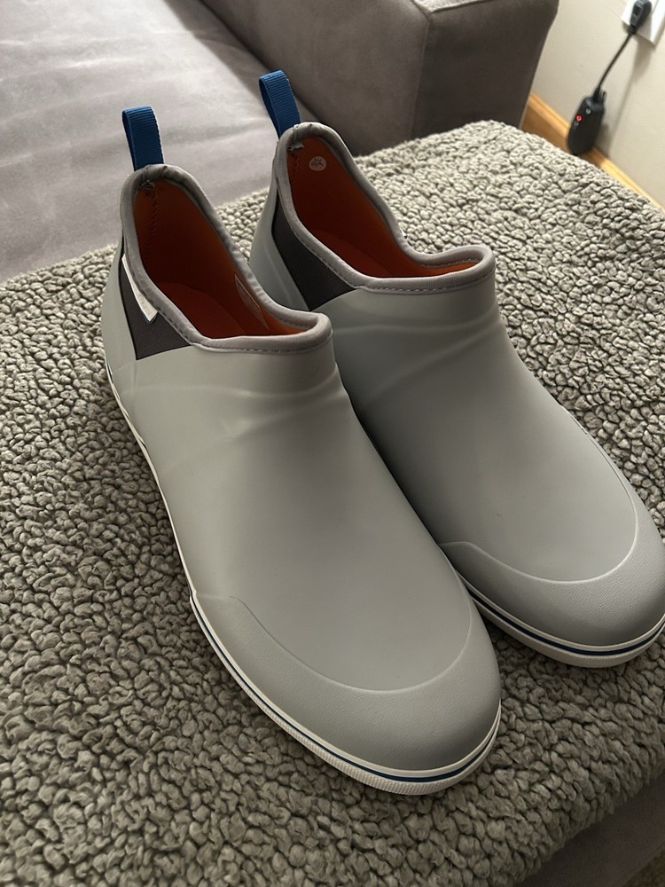 GRUNDENS DECK-BOSS ANKLE BOOTS GREY -SIZE 13