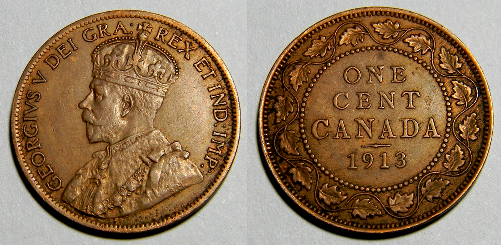 Canada 1913 One Cent (02015)
