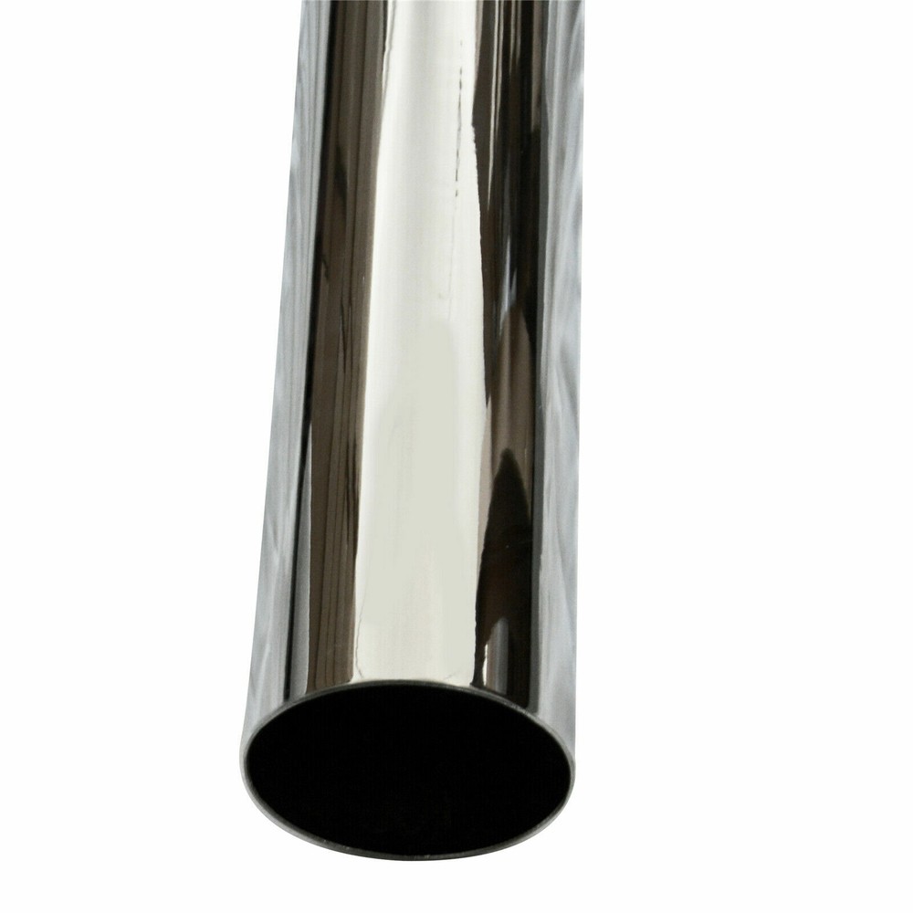 BOZZ Stack Pipe 4" × 60" Od Chrome Curved