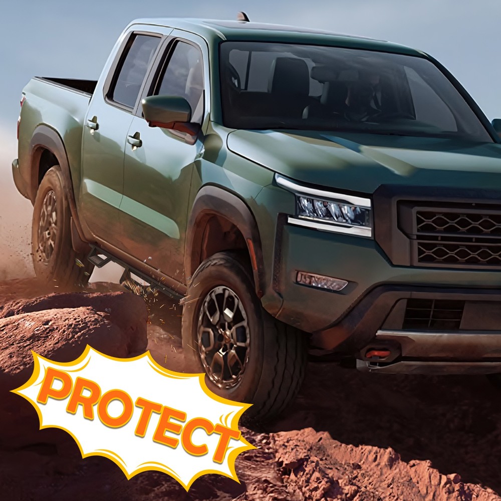 Drop Running Boards for 2005-2025 Nissan Frontier Crew Cab Nerf Bars Side Steps