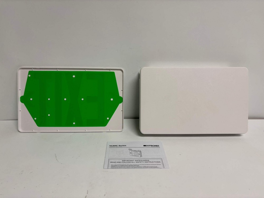 Exitronix VLEDC-51 LED Exit Sign with Emergency Lights Combo
