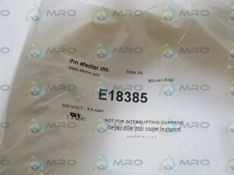 IFM EFECTOR E18385 CABLE CONNECTOR NSMP