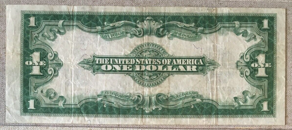 1923 $1 SILVER CERTIFICATE US LARGE NOTE, SPEELMAN/WHITE 9301
