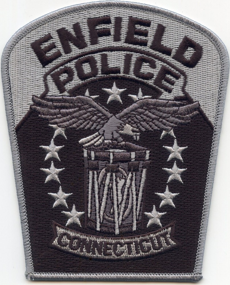 ENFIELD CONNECTICUT subdued POLICE PATCH