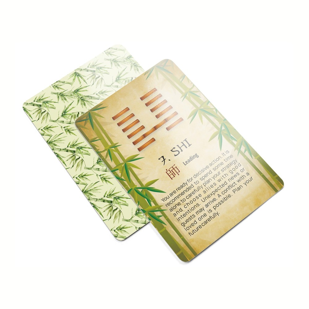 I Ching: Quick Answers, tutorial 64 cards oracle deck for beginners
