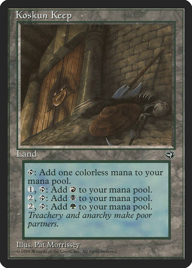 Koskun Keep [Homelands] Magic MTG