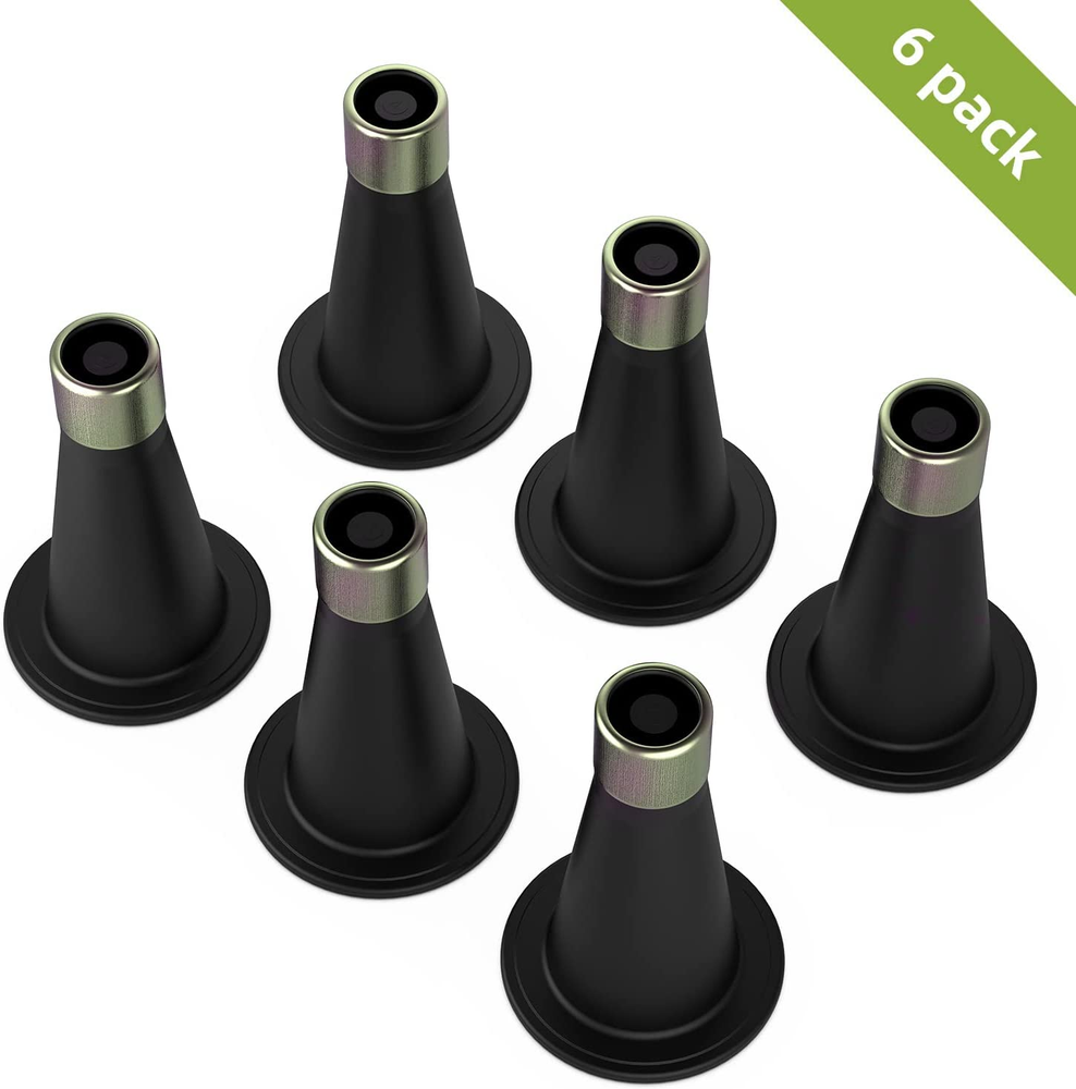 6Pcs Bed Frame Feet,Bed Frame Feet for Replace Wheels,Risers for Bed Frame,Preve