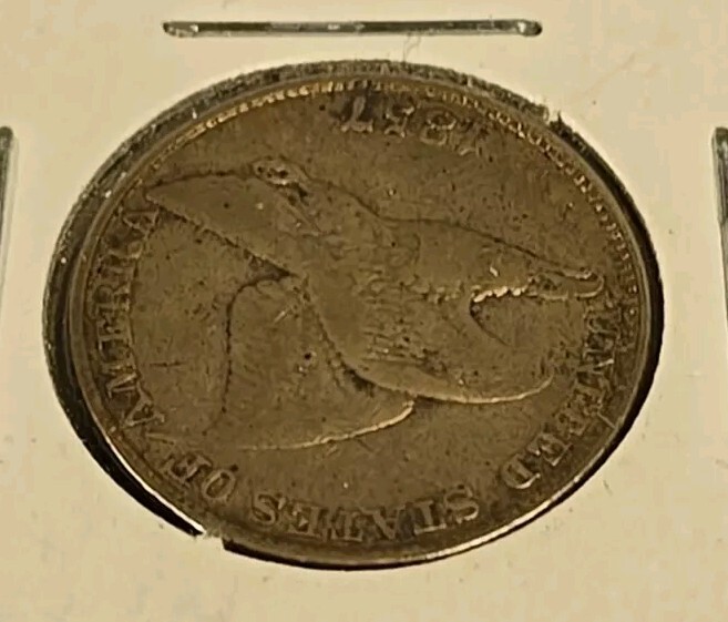 1857 U.S 1C Flying Eagle Cent Penny