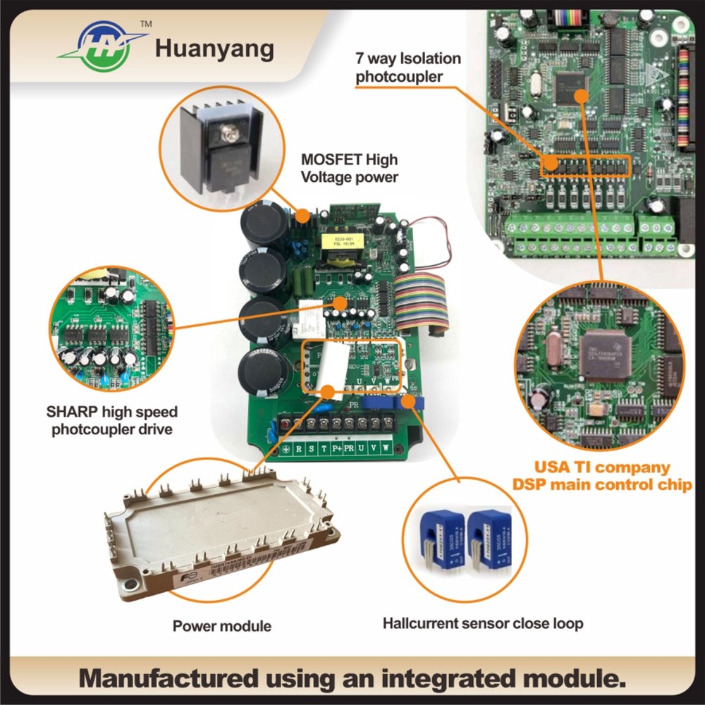 VFD 220V 10HP 7.5kW 34A Vector Control Variable Frequency Drive Inverter motor