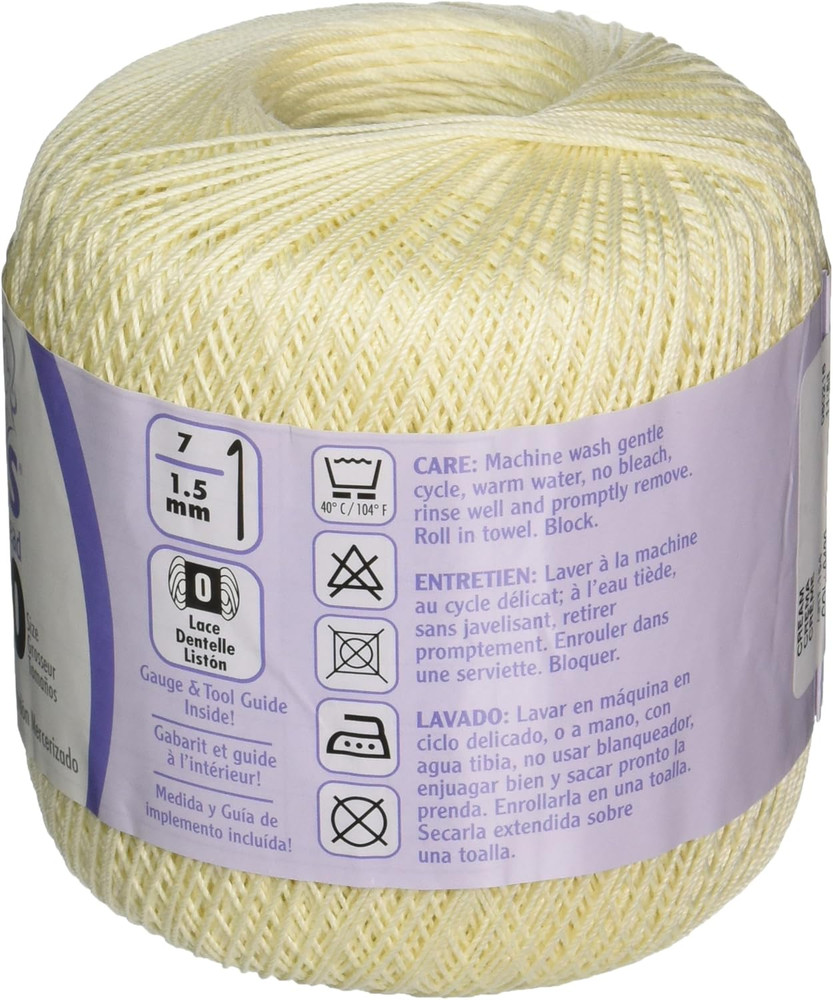 Crochet Cotton Thread Classic Size 10 Cream