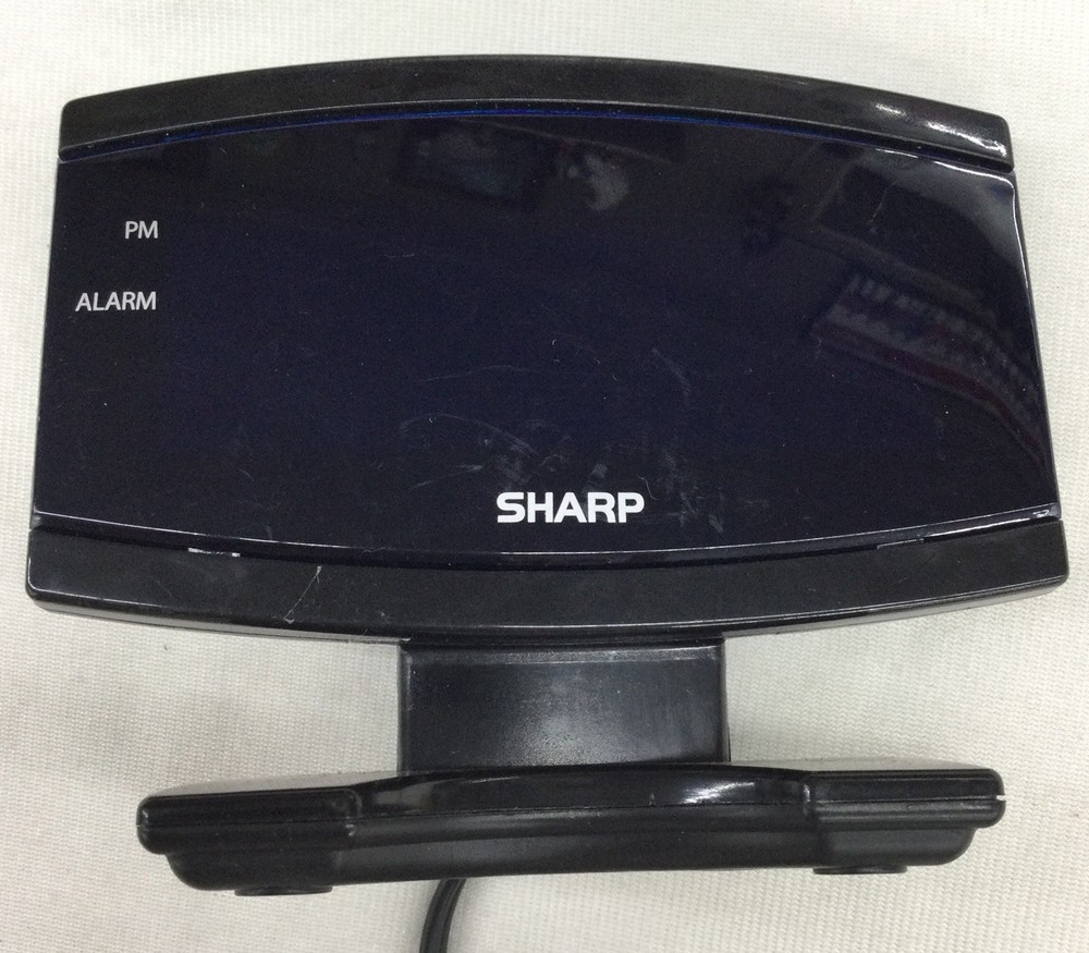 Sharp Model SPC106 Digital Alarm Clock (Large Blue Display) Works c5