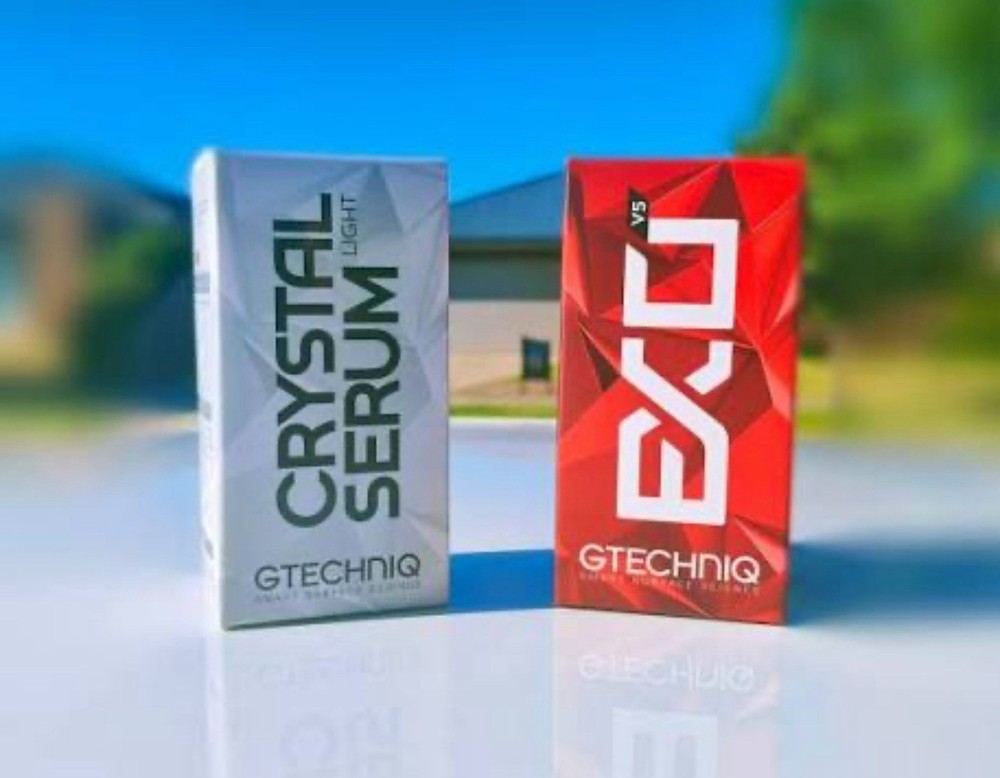 Gtechniq Crystal Serum Light & EXO v5 ( 50 ML BOTTLES 2 COMBO KIT) GREAT STACK!!