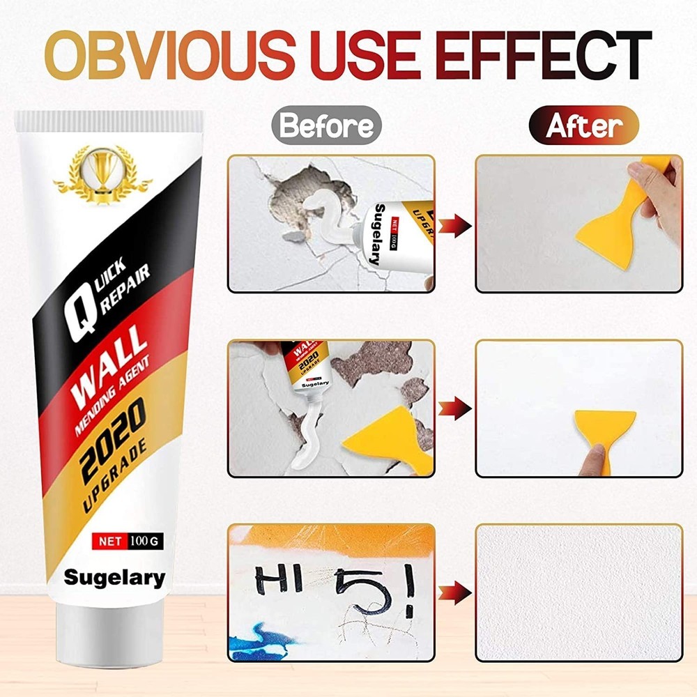 Drywall Patch Repair Kit with Scraper, Wall Spackle Repair Paste, Wall Mending A