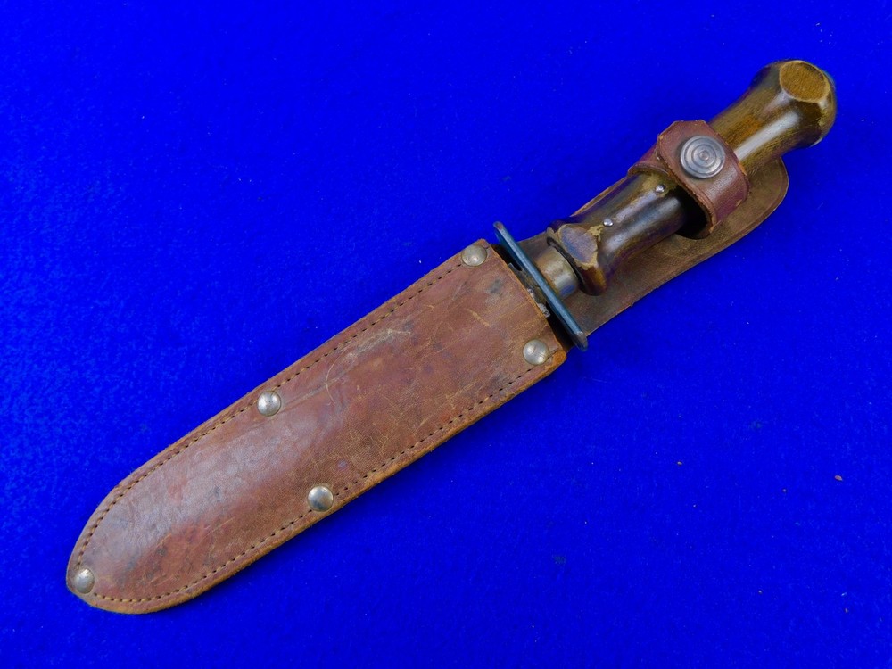 US WW2 Ben Rocklin Fighting Knife w/ Sheath