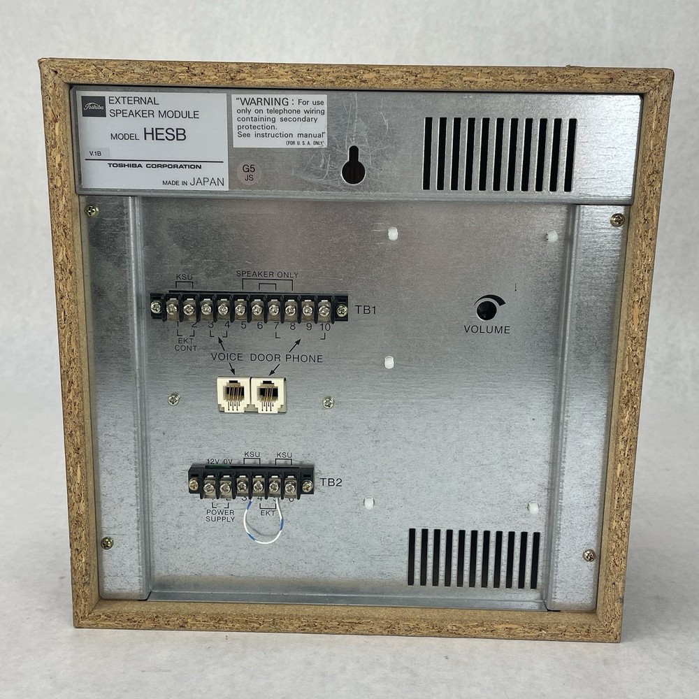 Toshiba External Speaker Module HESB V.1A Untested