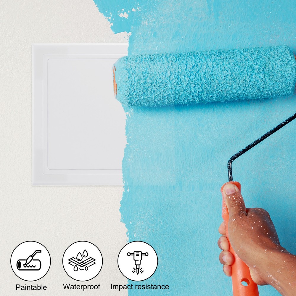 8"x6" 200x150mm Self-Adhesive Access Panel ABS Plumbing Access Doors White