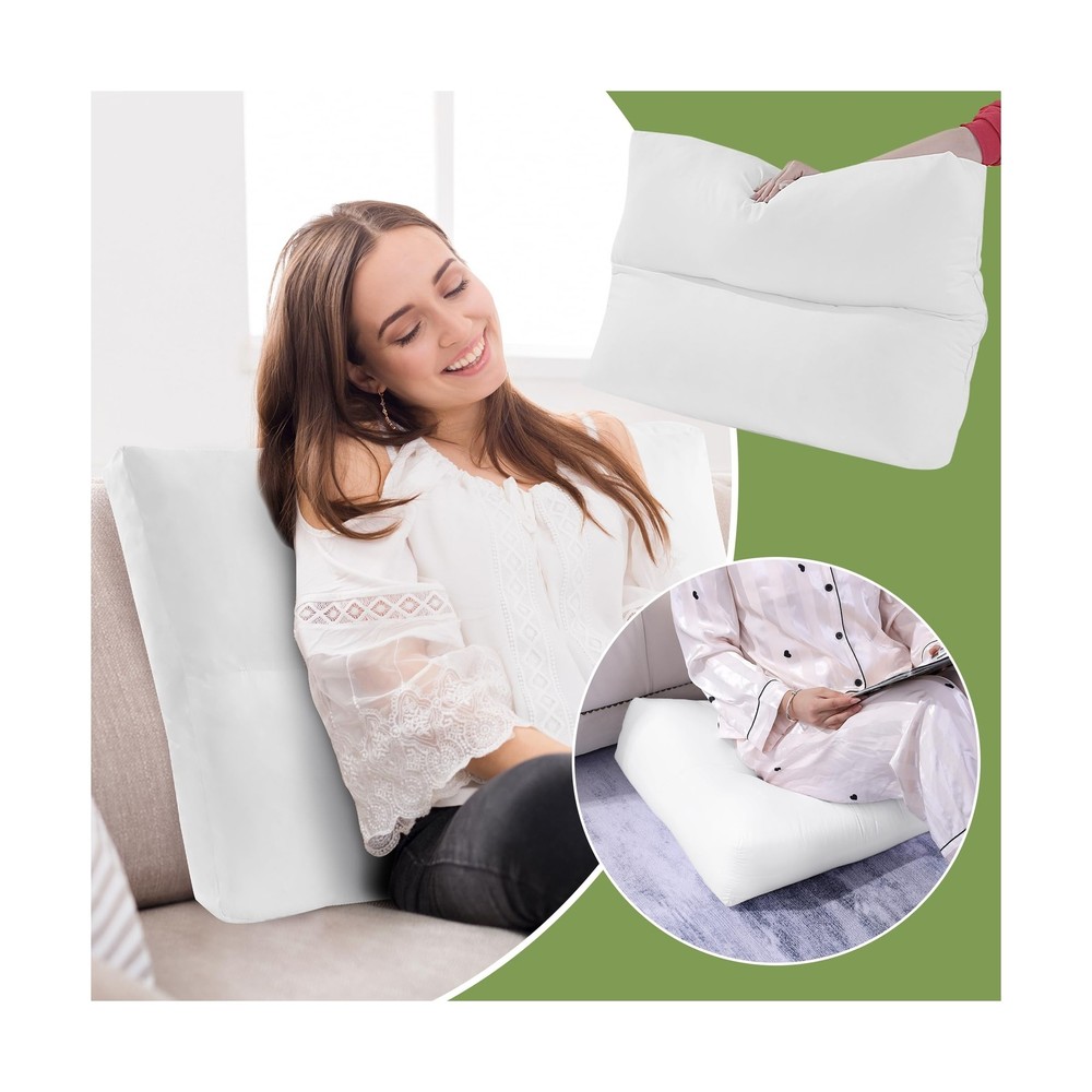 HOMBYS 3 Packs Shredded Memory Foam Couch Back Cushion Replacement, Stuffing ...