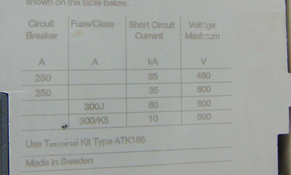 ABB AF145-30 Contactor *new surplus