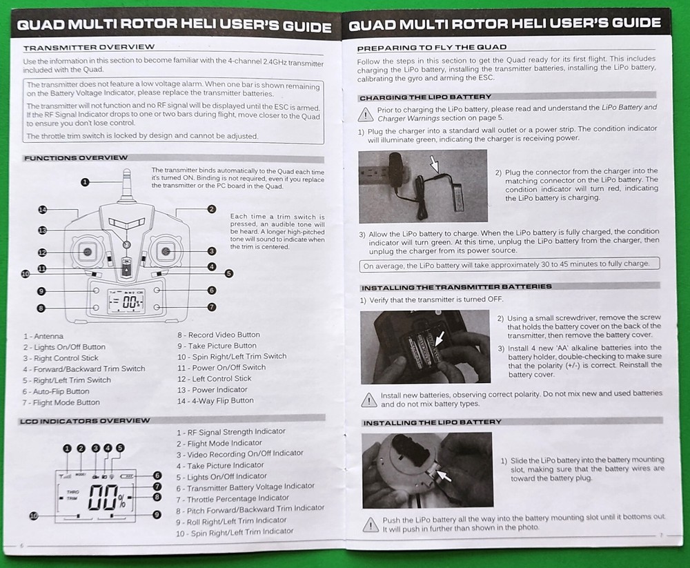 Quad Copter RC Helicopter with Camera