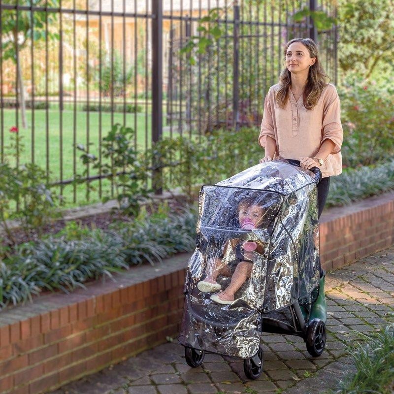 Eco Stroller Weather Shield Bug Netting Set Wit Side Ventilation W/ Bag Durable