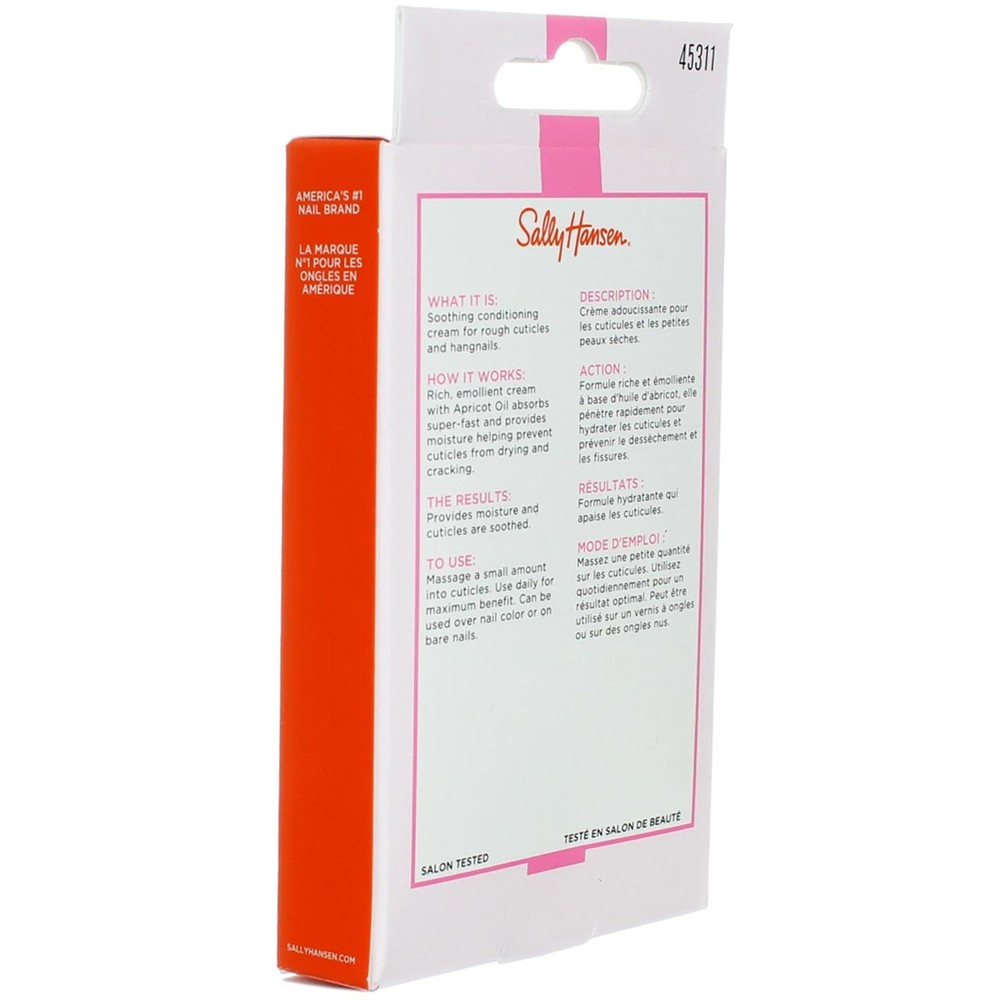 5 Pack Sally Hansen Cuticle Massage Cream, 0.4 oz